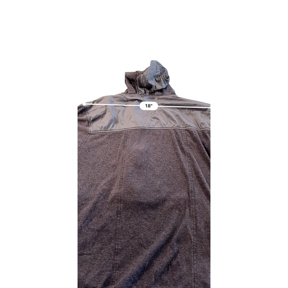 Kane and Unke Mens XL 1/4 Zip Hooded Jacket Pullover Long Sleeve Buttons EUC - Picture 10 of 10